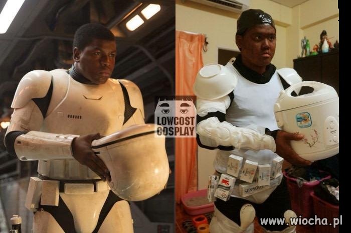 Cosplay szturmowca po kosztach