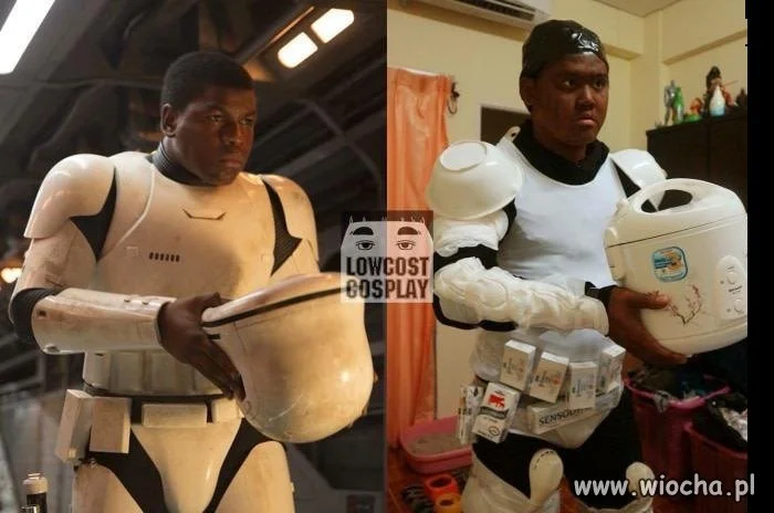 Cosplay szturmowca po kosztach