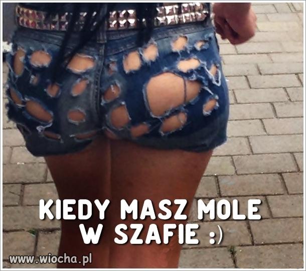 Kiedy masz mole w szafie