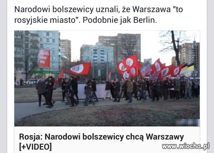 Warszawa to Rosyjskie miasto.