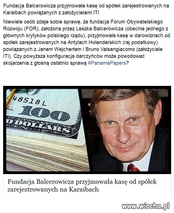 Balcerowicz i Karaiby.
