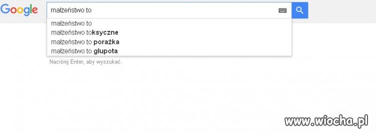 Nawet google wie jak to jest