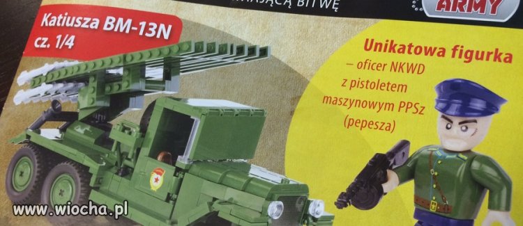 Oficer NKWD w kolekcji klocków
