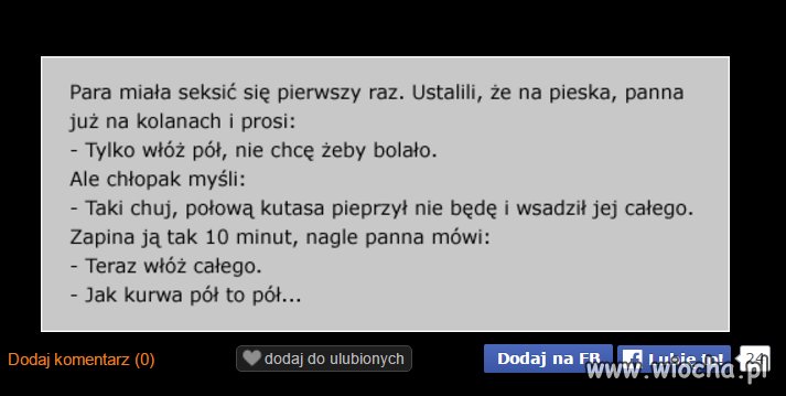 Jak pół to pół 
