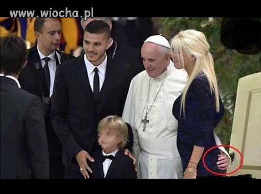 Papież tez facet