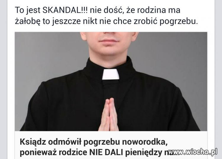 Nie dali koperty.