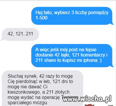 Ojciec kontra syn 1:0