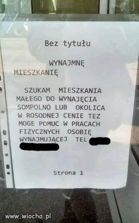 Z ortografią na bakier.