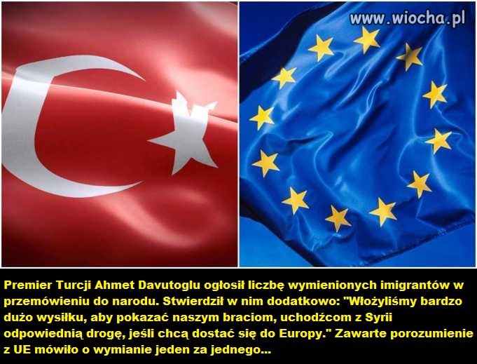 Turcja przyjęła 20 zawróconych imigrantów. 