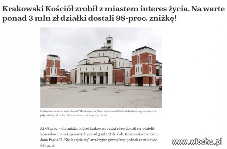 Kościół już ma kupca... 