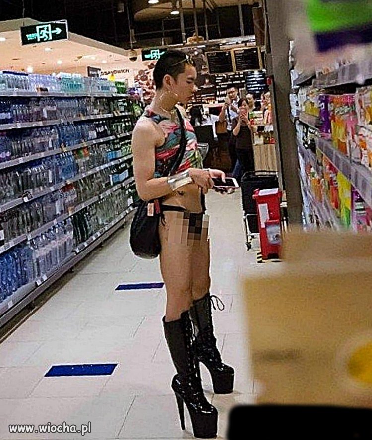 "Coś"w supermarkecie.