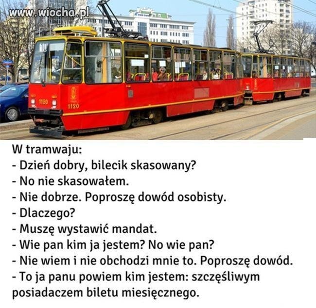 W tramwaju