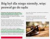 Pozwał do sądu samego Boga