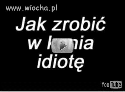 Jak zrobić konia idiotę