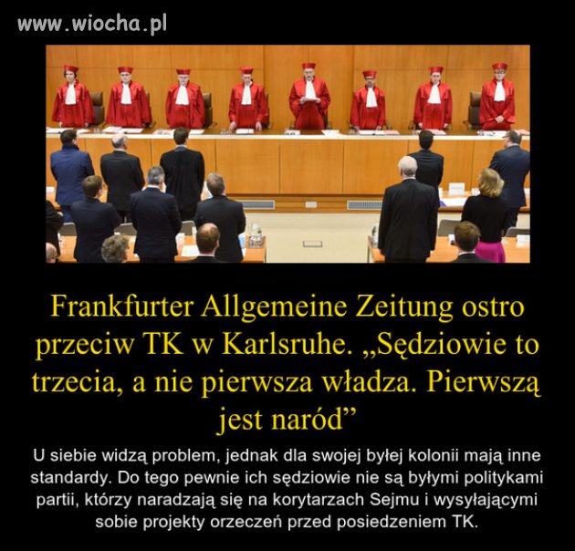 FAZ ostro przeciw TK w Karlsruhe