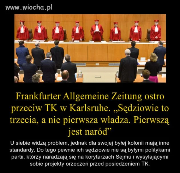 FAZ ostro przeciw TK w Karlsruhe