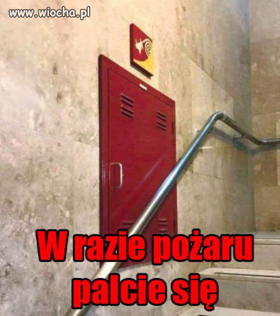 Pożar.