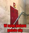 Pożar.
