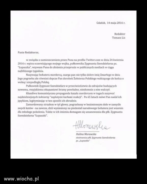 Siostrzenica "Łupaszki"