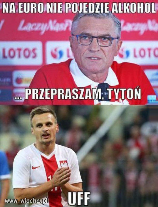 Na Euro nie pojedzie alkohol