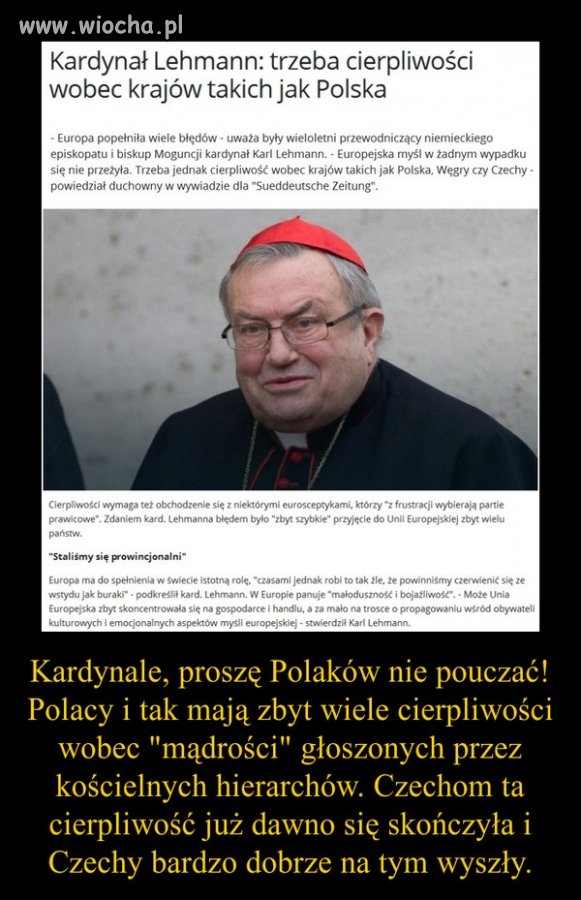 Kiedyś i u nas skończy się cierpliwość
