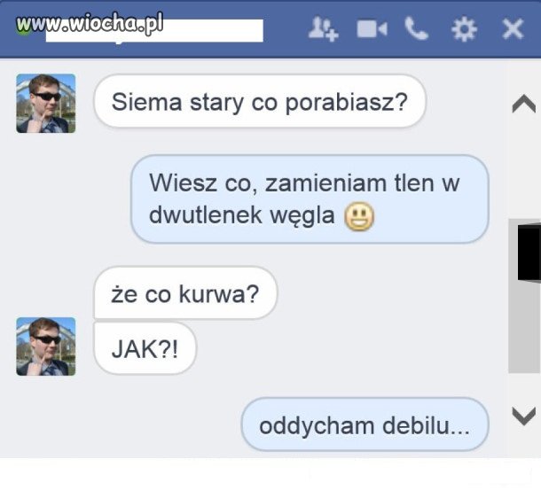 Zamiana tlenu 