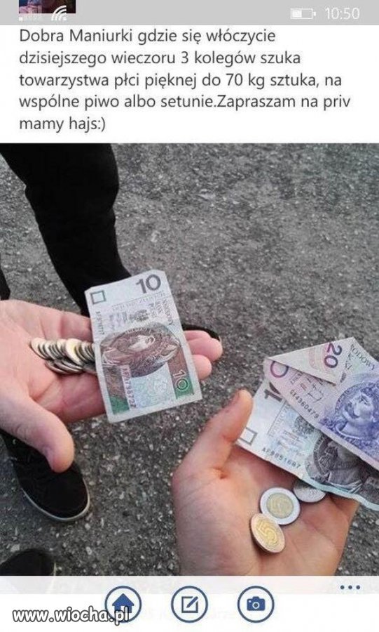 Beka z tych co to się lansują w necie na szmal.