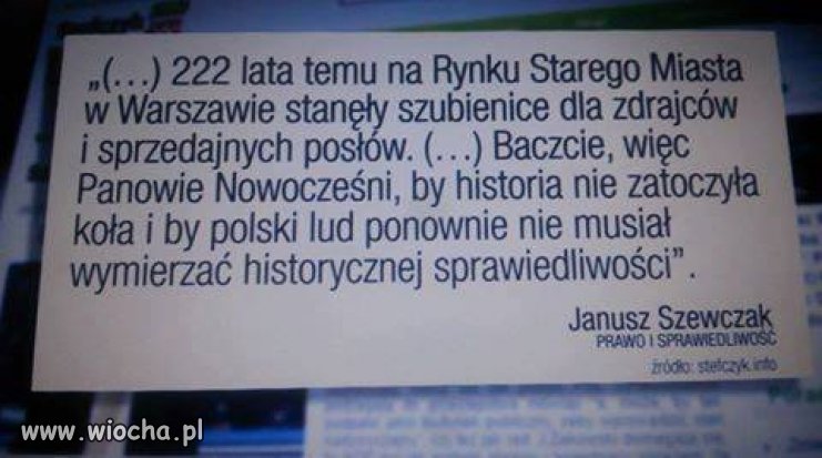 Tak to nawet za komuny nie było... 