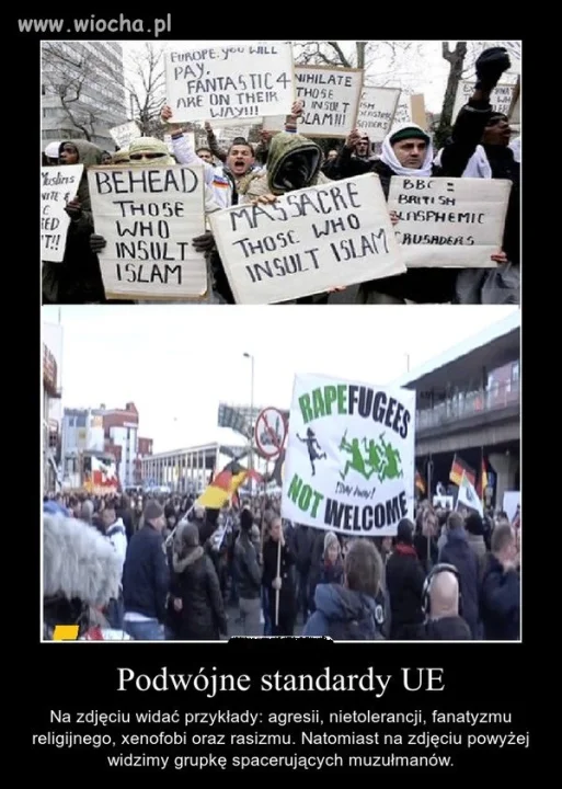 Podwójne standardy.
