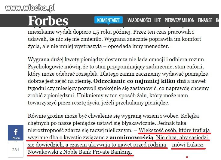Czasem przez miesiąc nie ma "szóstkowicza" 