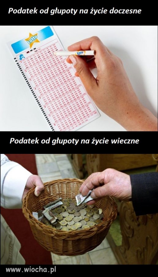 Są dwa podatki od głupoty