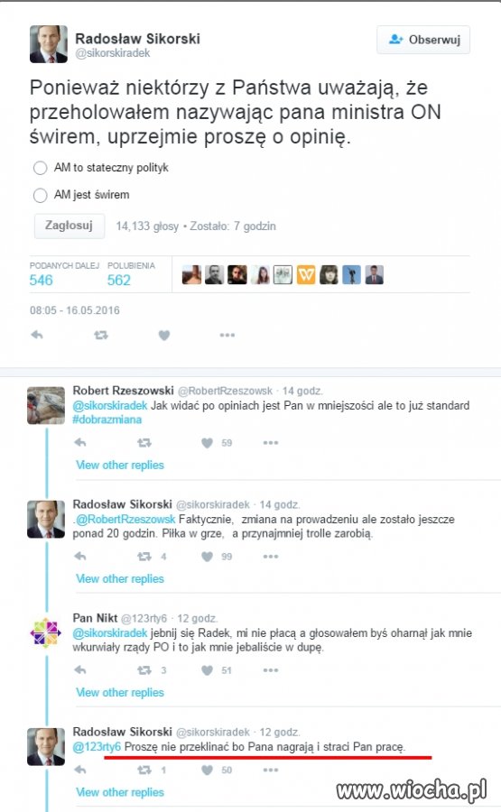 Radek wie co mówi 