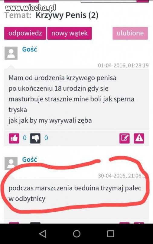 Krzywy penis