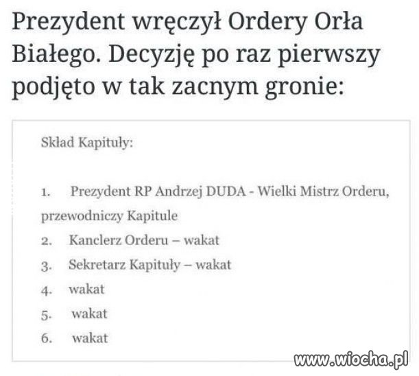 Wakat Orderu Orła Białego