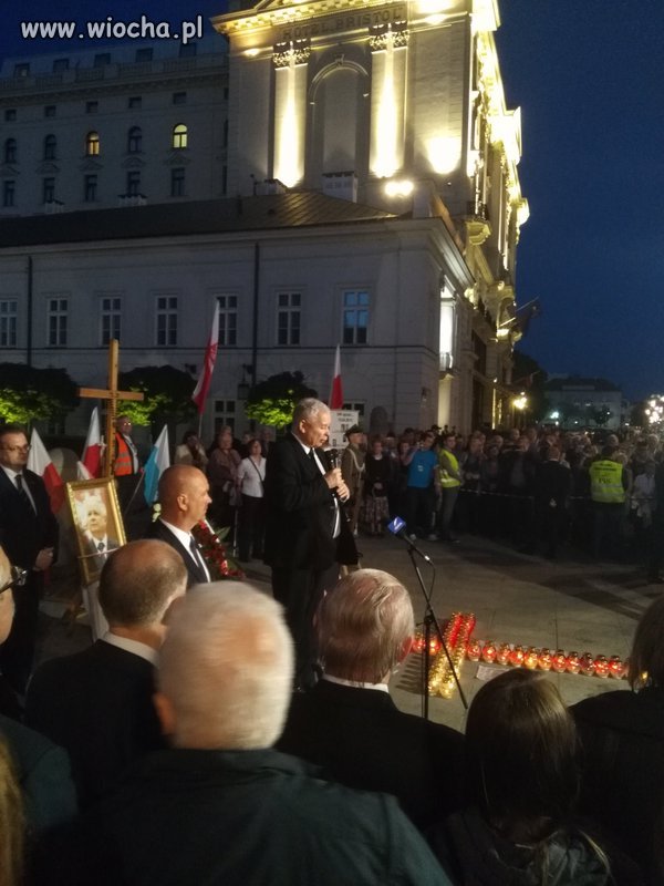 Po dzisiejszym wiecu Policja ustaliła iż Prezes ma
