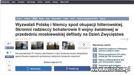Skromni Rosjanie wyzwolili