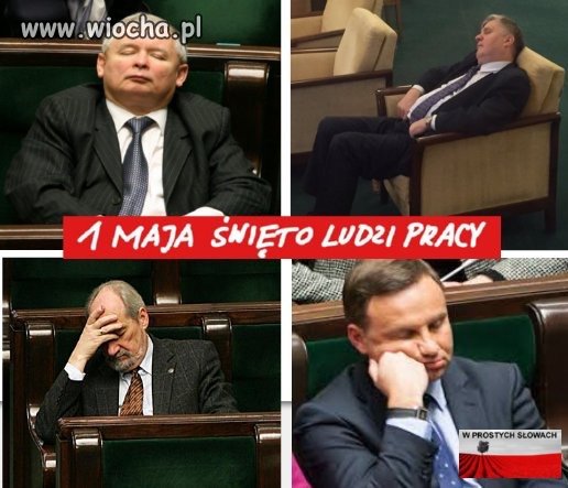 Niech żyje 1 maja święto ludu pracującego 