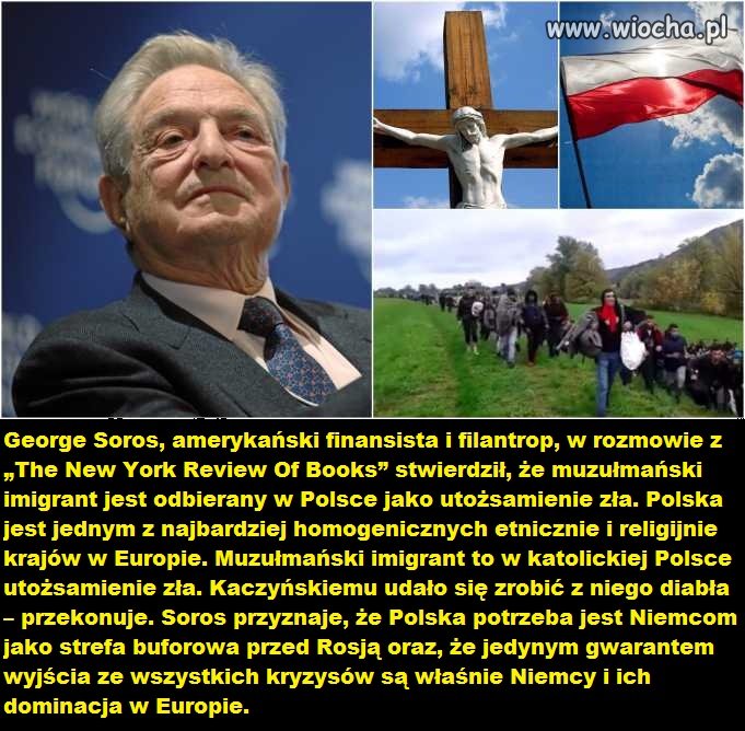 Soros: Muzułmański imigrant to -