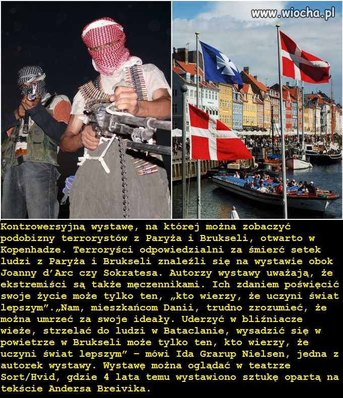 Wystawa ku pamięci terrorystów z Paryża i Brukseli