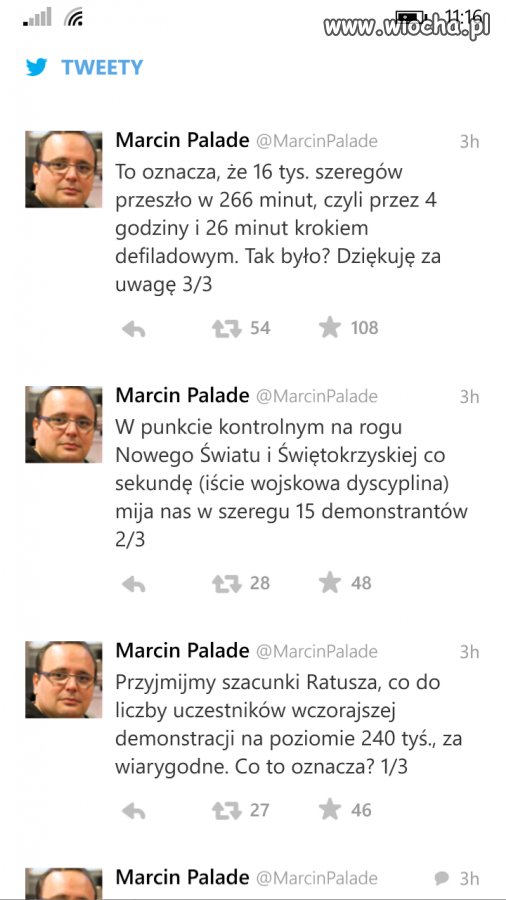 Z całym szacunkiem dla demonstrantów 