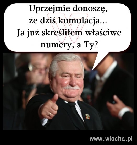 Bolesław donosi, że dziś kumulacja 