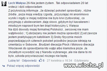 "Obrzezany nie jestem - można sprawdzić"
