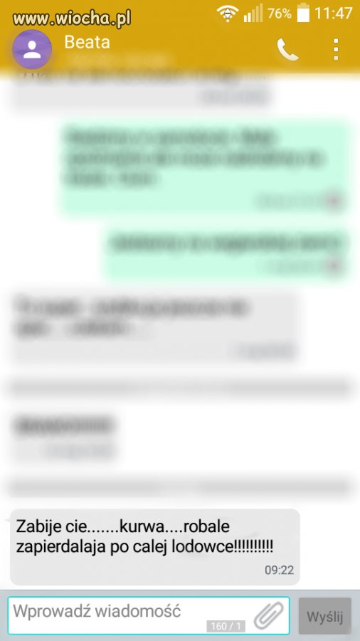 I jak tu wrócić do domu po takim sms-ie od żony ?