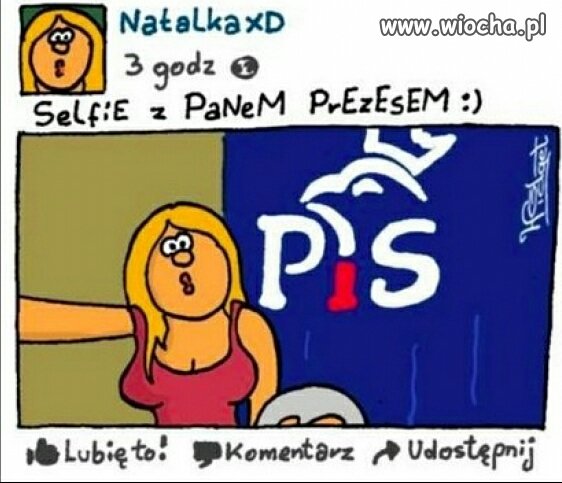Selfie z prezesem 