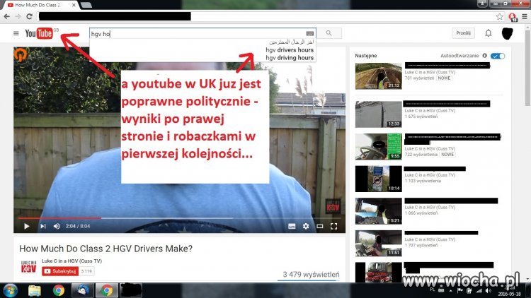 Podpowiedzi wyszukiwania youtube GB masakra...