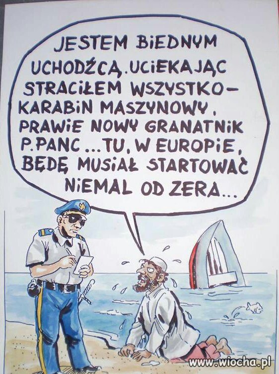 Biedny uchodźca 