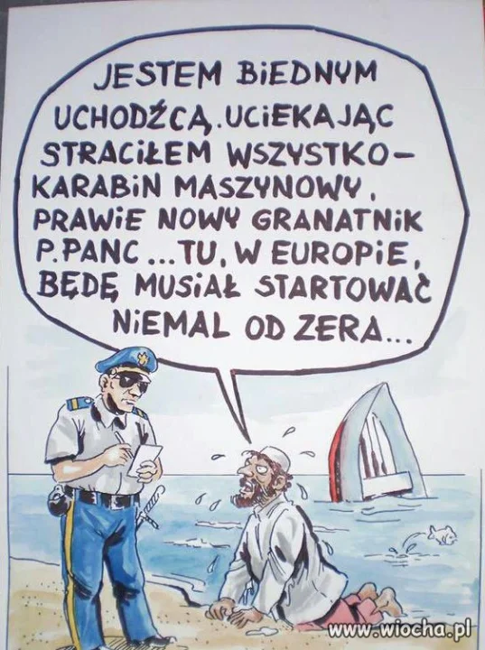 Biedny uchodźca 