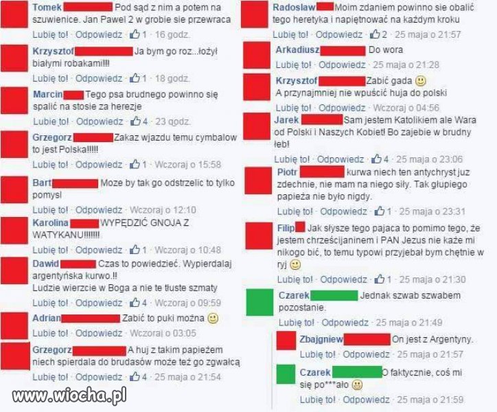 Opinie Polaków-Katolików o Ojcu Świętym