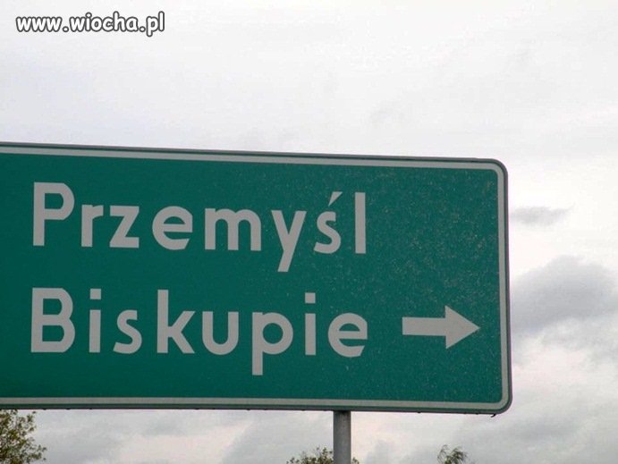 Drogowskaz biskupa
