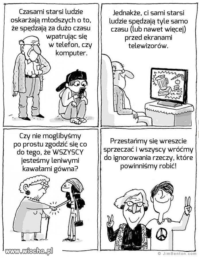 Koniec z konfliktem pokoleń!